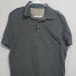 Banana Republic Army Green Polo Shirt 🌿